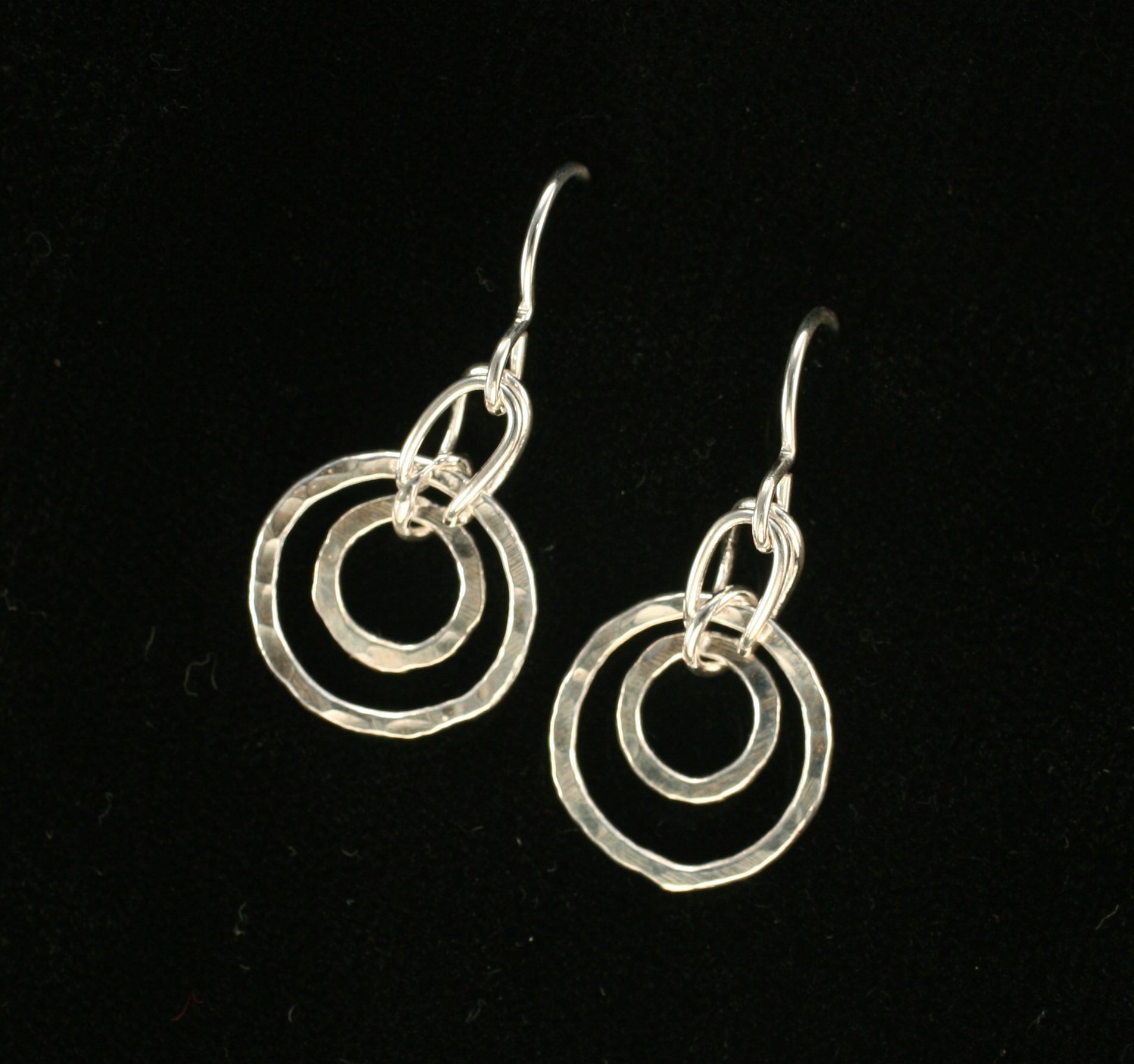 Plays With Glass | Fine Silver Earrings, Small